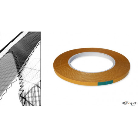 Autocollant Double face 6mm (bobine 50m)