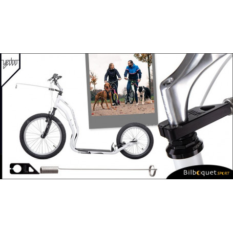 Barre cani-VTT pour trottinette Yedoo