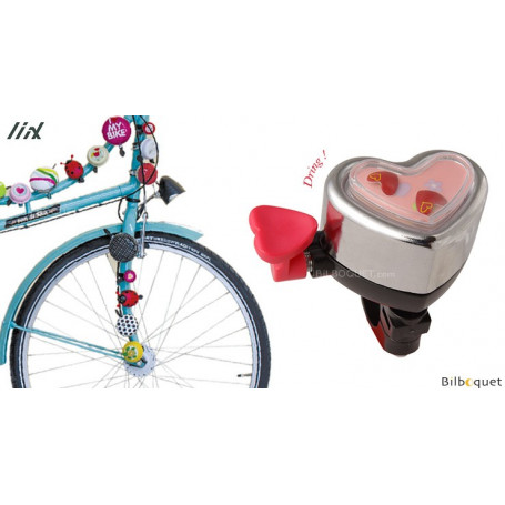 Sonnette de vélo en forme de Coeur - Liix Funny Bell