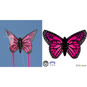 Cerf-volant papillon ROSE - Monofil pour enfants