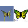 Cerf-volant papillon JAUNE - Monofil pour enfants