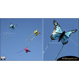 Cerf-volant papillon BLEU - Monofil pour enfants