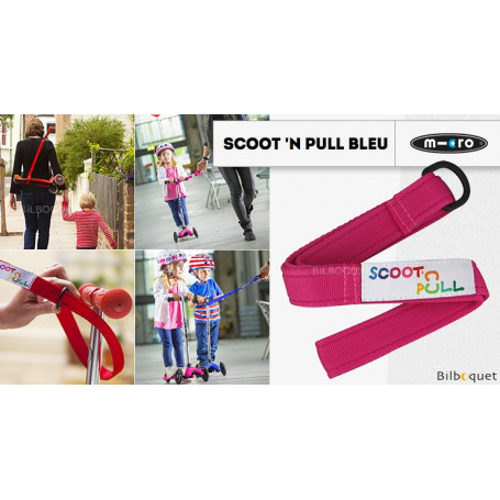 Scoot'N Pull - Rose - Accessoire pour trottinette Mini Micro