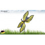 Éolienne Whirligig Papillon Swallowtail 53cm