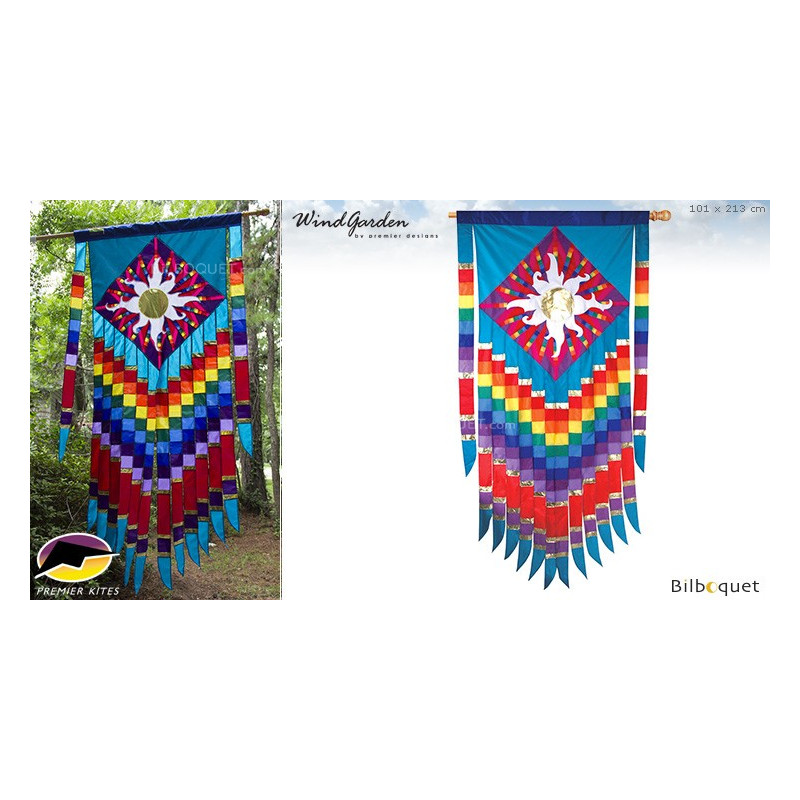 Drapeau Soleil 101x213cm Sun Banner Progressive Banner par David Ti