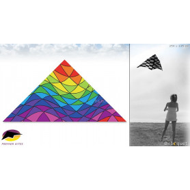 Delta 9 feet Rainbow Triangles 259x135cm