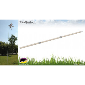 Mât télescopique 420cm pour éolienne de jardin