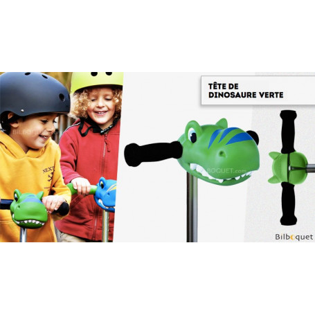 Tête de Dinausore verte - Accessoire pour trottinette Micro Mini/Maxi