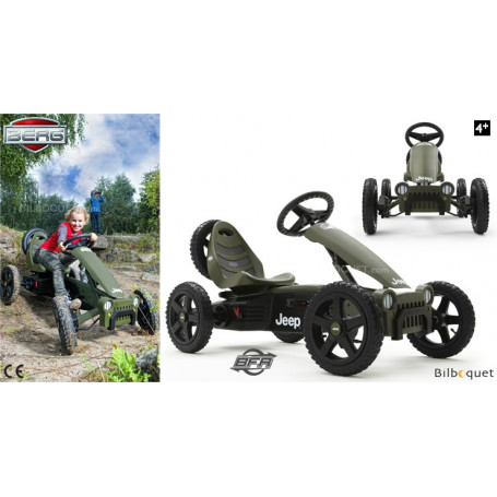 Kart à pédales BERG Jeep® Adventure BFR (4-12 ans)