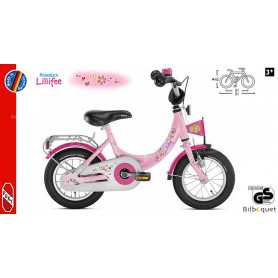 Vélo enfant Puky ZL 12-1 Alu (12 pouces) - Rose Lillifee