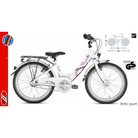 Vélo enfant Puky Skyride 20-3 Alu (20 pouces) - Blanc