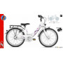 Vélo enfant Puky Skyride 20-3 Alu (20 pouces) - Blanc