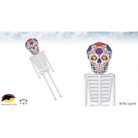 Squelette Dia De Los Meurtos 640cm - Cerf-volant monofil par Daryl Yeh