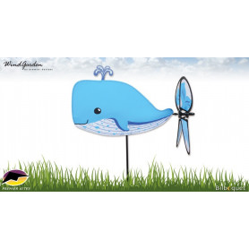 Baleine 42cm - Petite éolienne pour le jardin