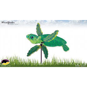 Éolienne de jardin WhirliGig Tortue de mer 43cm