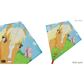 Eddy Poney 65x72cm - Cerf-volant monofil enfant