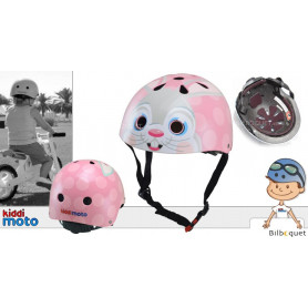 Casque Lapin rose - Taille S (2-5 ans)