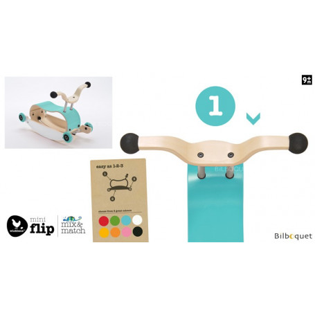 Wishbone Mini-Flip - Top - Aqua