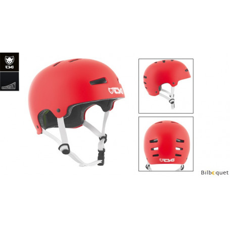 Casque TSG Evolution - Solid color - Satin Fire Red