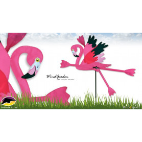 Éolienne WhirliGig Flamant rose Ø 83