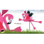 Éolienne WhirliGig Flamant rose Ø 83