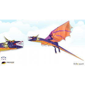 Dragon Coucher de soleil 3D - Cerf-volant monofil 211x231cm