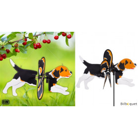 Éolienne 2 en 1 - Chien Beagle