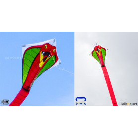 Cobra rouge 44x440cm - Cerf-volant monofil enfant