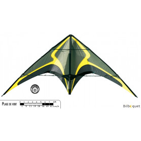 Zodarion jaune cerf-volant acrobatique (nu)