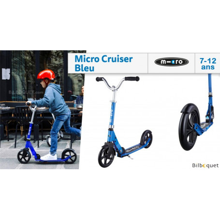 Micro Cruiser bleu - Trottinette 7-12 ans