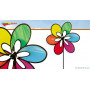 Eolienne Fleur arc en ciel Magic