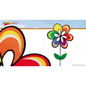 Eolienne Fleur fantaisie