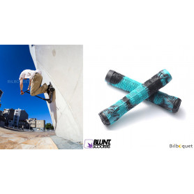 Poignées V2 bleu/noir - Accessoire Trottinette - Blunt