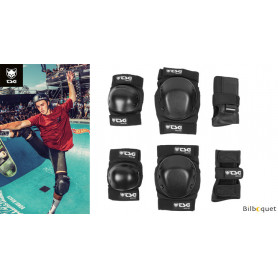 Set de protection Basic noir pour skate