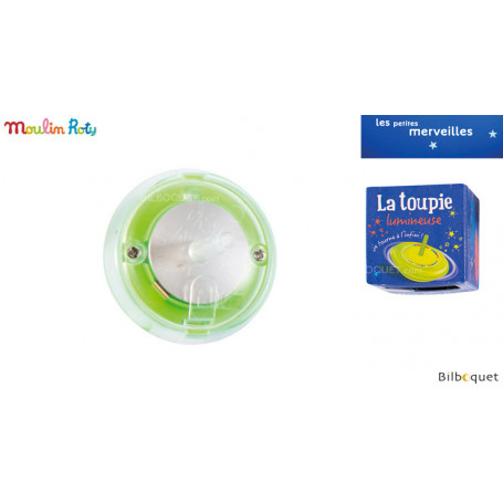 Toupie lumineuse verte - Les petites merveilles