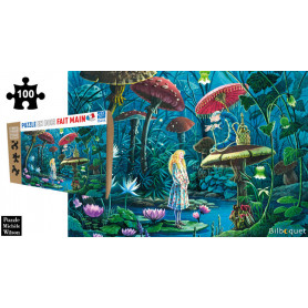 Alice au pays des merveilles - Florence Magnin - Puzzle en bois 100 pièces