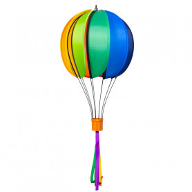 Ballon Satorn Globe Rainbow Ø23cm avec franges 17cm