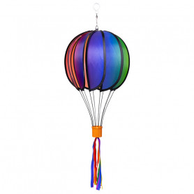 Ballon Satorn Globe gradient Ø23cm avec franges 17cm