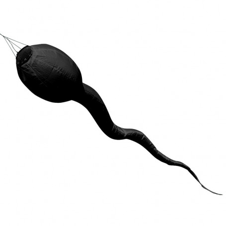 Black tadpole windsock