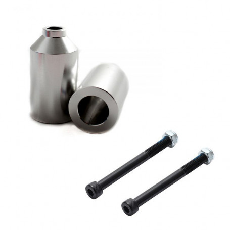 Alu Pegs set of 2 silver - Accessory for BLUNT scooter