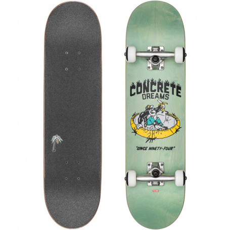 Skateboard Enfant 6/8 ans Concrete Dreams Mid Breeze Green - 7.6