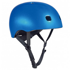 Micro Helmet Dark Blue with Led - Size M
