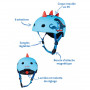 Micro Helmet Dinosaur with Led - Size S