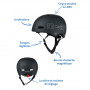 Micro Helmet Black with Led