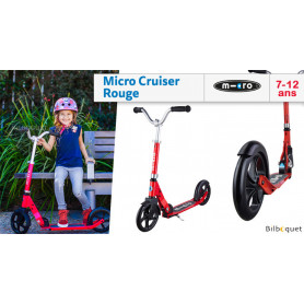 Micro Cruiser red - Trottinette 7-12 years