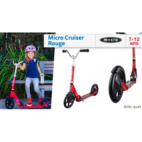 Micro Cruiser red - Trottinette 7-12 years