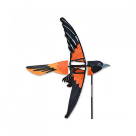 Éolienne oiseau Oriole - décoration d'extérieur