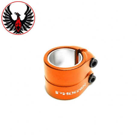 Collier de serrage 2 Vis Smooth Orange - Phoenix Pro Scooters