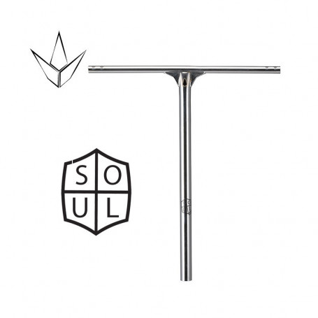 Guidon Soul Ovesized Street 650mm - Chrome - Blunt