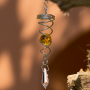 Spirale 16cm - suspension décorative- boule ambre